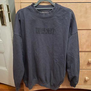 Taylor Swift Eras Tour Blue Crewneck - Size L